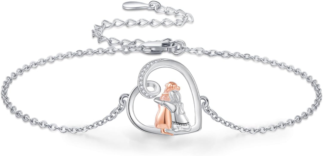 Pulseira de Amizade Ajustável com Tema de Cachorro