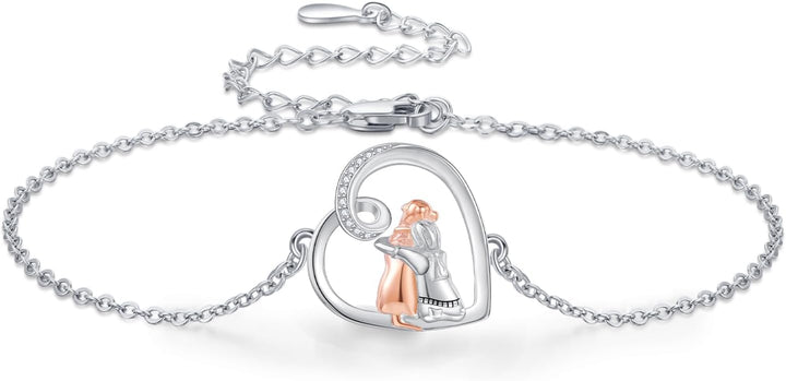 Pulseira de Amizade Ajustável com Tema de Cachorro